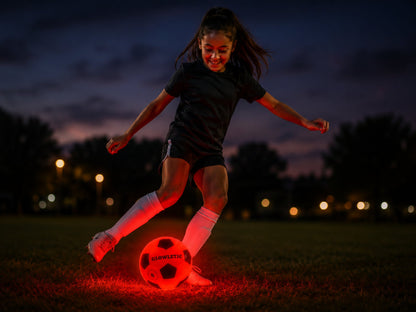 Le ballon de soccer lumineux qui transforme vos soirées en moments inoubliables